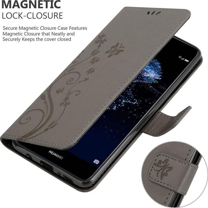 Image du produit Cadorabo Couverture du livre de fleurs (Huawei P10 Lite)