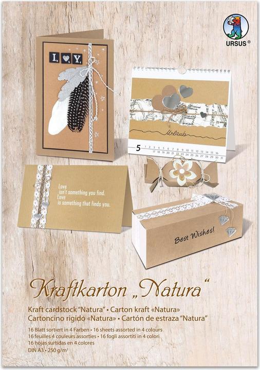 Produktbild Ursus Kraftkarton A3 250 g/m2 (250 g/m², 16 x)