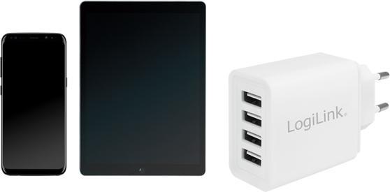 Produktbild LogiLink USB Steckdosenadapter (24 W)