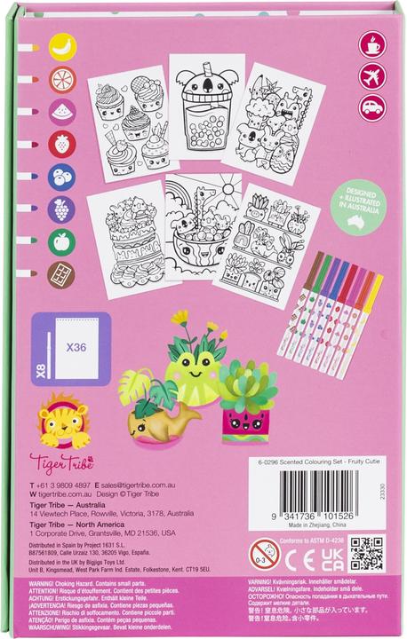 Actual product image Selecta Spielzeug Malvorlagen mit Düften - Fruity Cutie