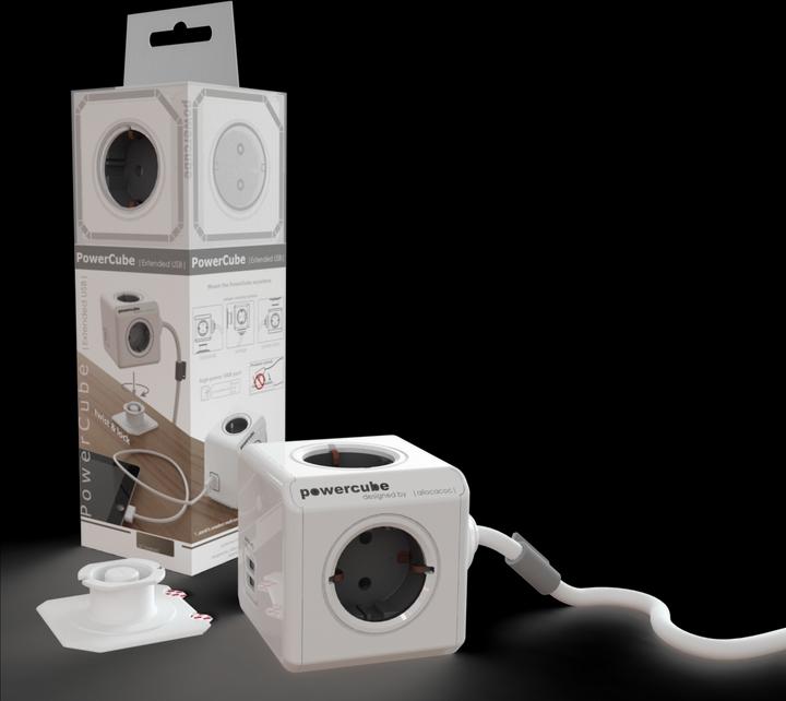 Produktbild Allocacoc PowerCube Extended USB-Typ F (4 x, USB-A, 3 m)