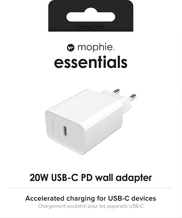 Produktbild Zagg mophie Essentials USB-C-20W Charger PD (20 W)