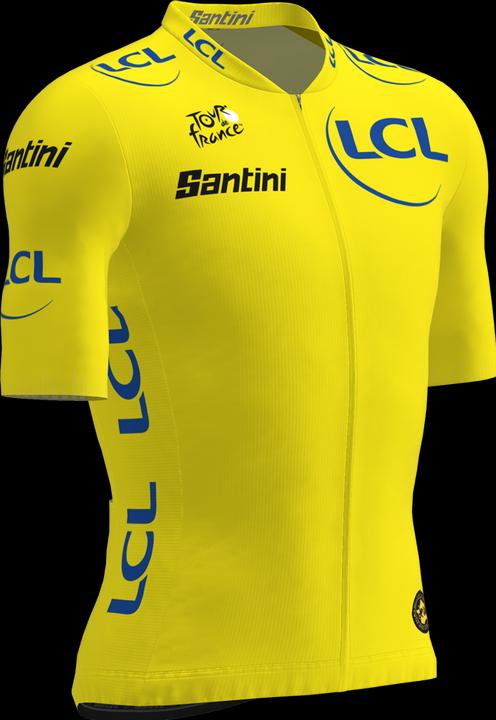 Image du produit Santini Kurzarmtrikot TDF LEADER PROFI Herren (XL)