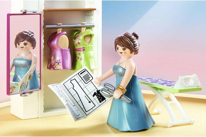 Actual product image Playmobil Bedroom with sewing corner (70208, Playmobil Dollhouse)