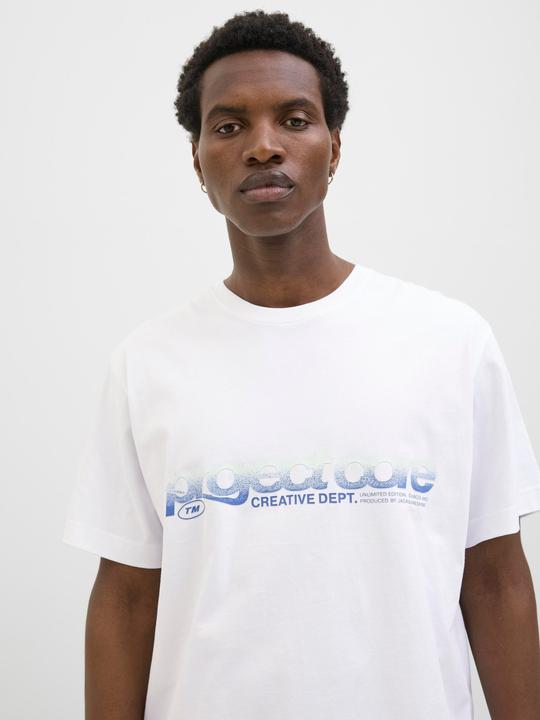 Produktbild Jack & Jones Gedruckt Rundhalsausschnitt T-shirt T-shirt (M)