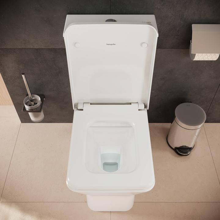 Image du produit hansgrohe EluPura Original Q kit WC au sol, 365x640mm, AquaChannel Flush, réservoir de chasse et si
