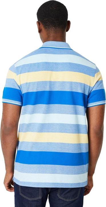 Actual product image Universal Textiles Mens Barbados Stripe Polo Shirt (M)