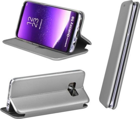 Actual product image Beline Case Book Magnetic iPhone Xs Max stalowysteel (Apple iPhone XS Max)
