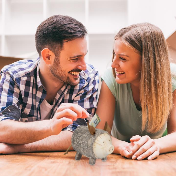 Actual product image Relaxdays Piggybank