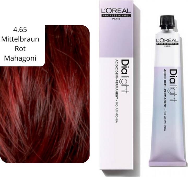 Actual product image L'Oréal Professionnel Slide Light (Middle brown, Mahogany tree, Red)