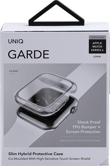 Actual product image Uniq etui Garde Apple Watch Series 4/5/6/SE 40mm. przezroczysty/clear