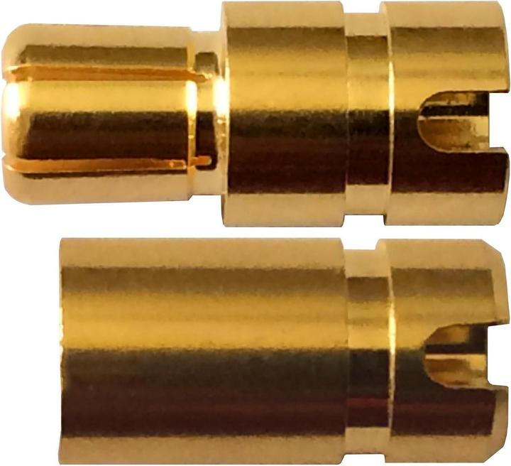 Produktbild Muldental 6mm Gold Stecker + Buchse