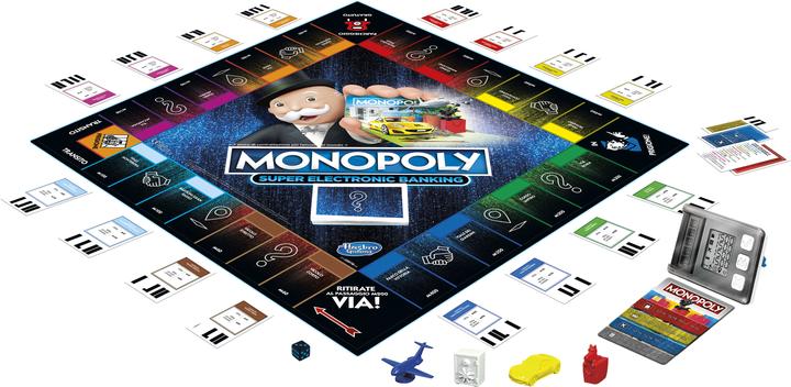 Immagine prodotto Hasbro Monopoly Super Electronic Banking Simulazione di business per adulti e bambini (Italiano)