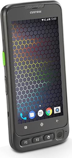Produktbild Custom P-RANGER Handheld Mobile Computer 12,7 cm (5 Zoll) 1280 x 720 Pixel 177 g Schwarz