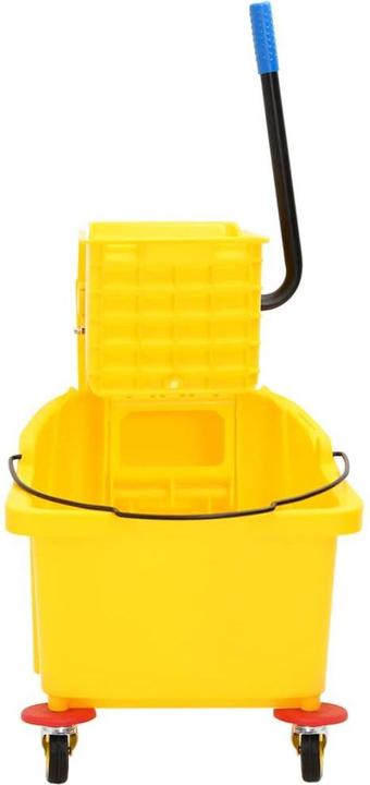 Produktbild VidaXL Mopp-Eimer mit Presse und Rollen Gelb 36 L Polypropylen (1 Stk.)