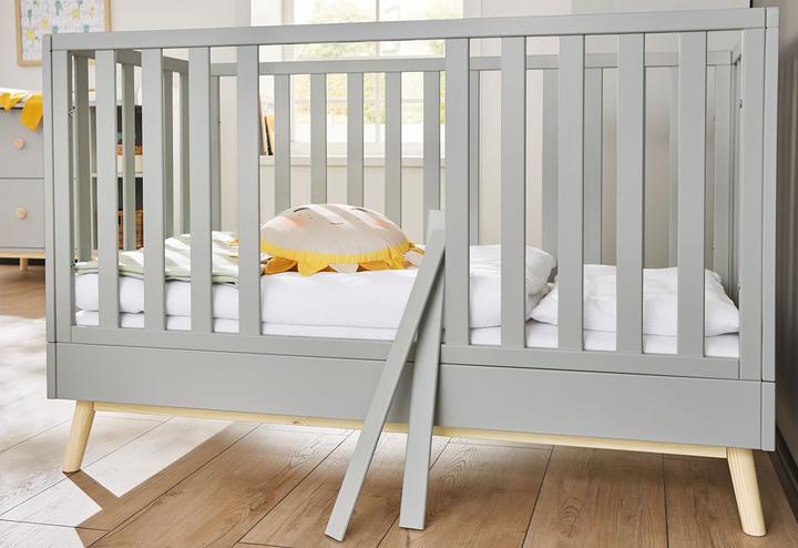 Actual product image Pinolino Children's room set 'Dusk' wide, 2 pcs. (Baby cot, Changing unit)