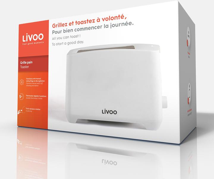 Actual product image Livoo Toaster (EU plug)