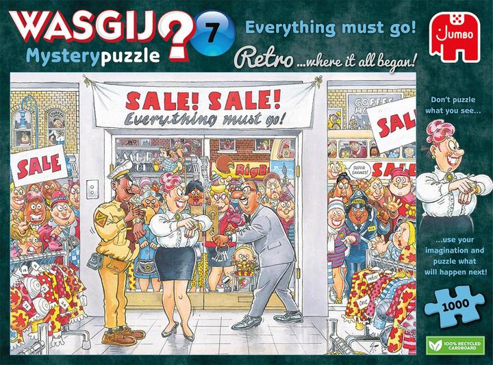 Image du produit Jumbo Puzzle Wasgij Retro Mystery 7 (1000 pièces)