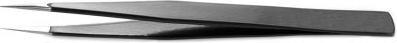 Produktbild Rs Pro Edelstahl Pinzette ESD geschützt Säurebeständig, Spitze Gerade, Fein, 130 mm