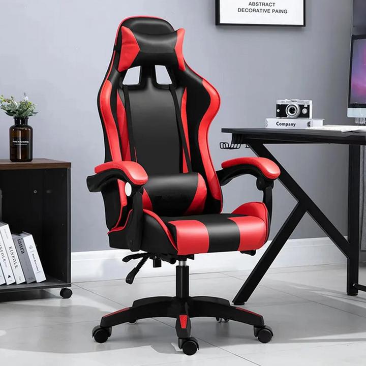 Image du produit Extralink Jeux | Chaise de jeu | Bureau rotatif seau noir et rouge G-522