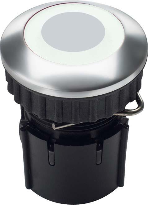 Produktbild Grothe GRO Klingeltast.LED-Ring PROTACT 230 LEDweiss PROTACT 230 LED