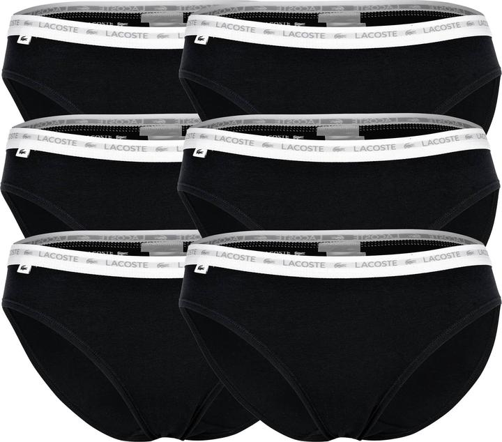 Produktbild Lacoste 6-pack Stretch Cotton logo briefs (XS, 6er Pack)