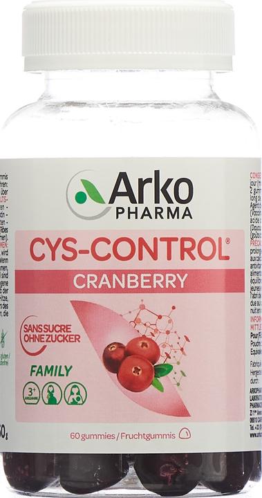 Actual product image Arkopharma Cys-Control Gummies (60 Piece, Gummies, 190 g)