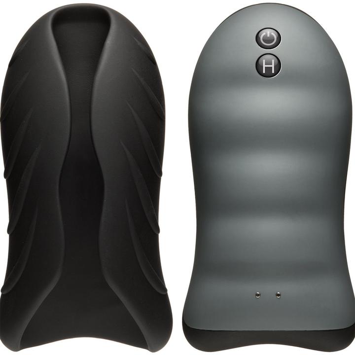 Actual product image Doc Johnson OptiMALE - Silicone Warming Stroker - Vibrating