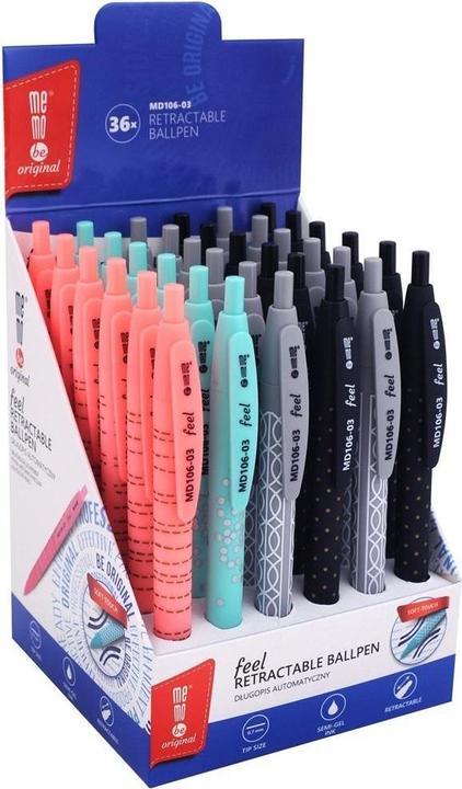 Produktbild Memobe Feel Blue Druckkugelschreiber (36 Stück) (Blau, 36 x)