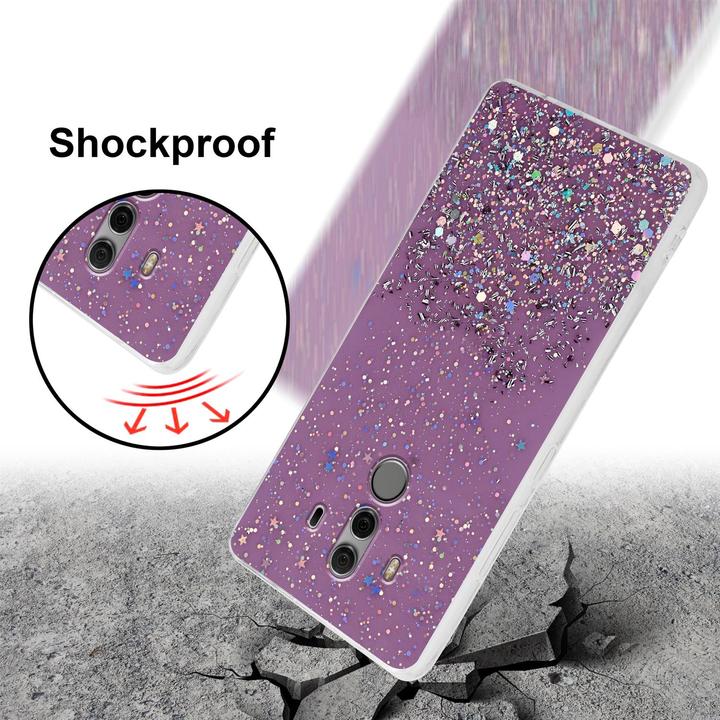 Image du produit Cadorabo Couverture TPU paillettes scintillantes (Mate 10 Pro)
