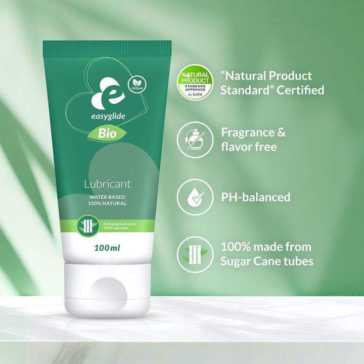 Produktbild EasyGlide Waterbased Lubricant Bio (100 ml)