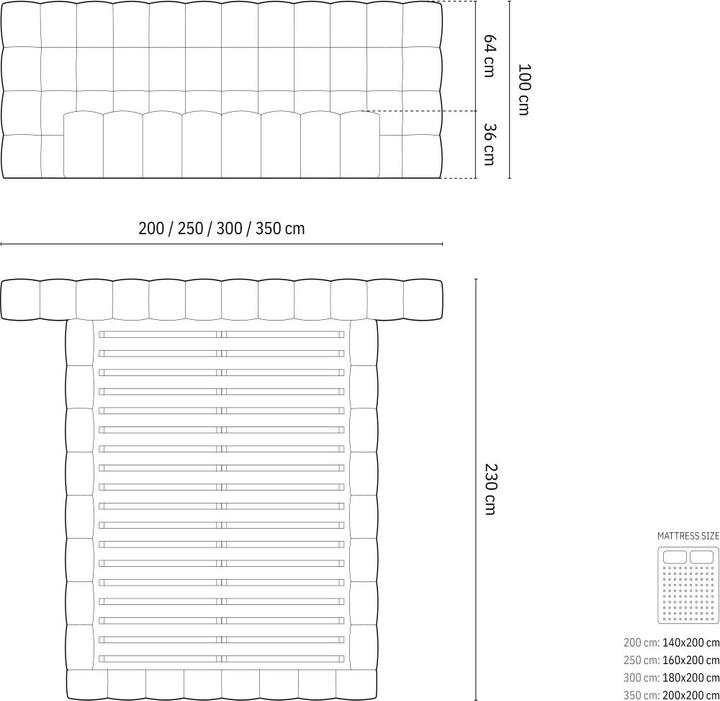 Produktbild Micadoni Mamaia (160 x 200 cm)