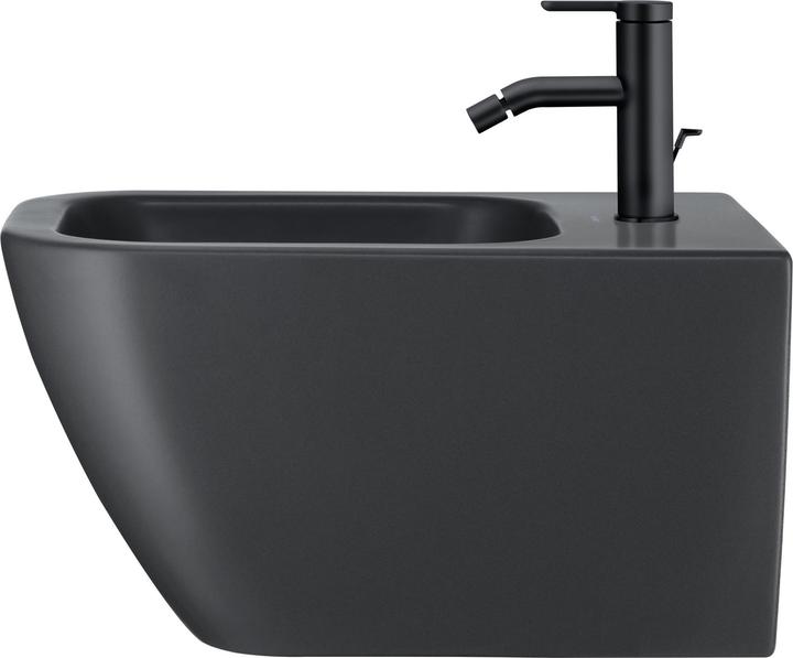 Duravit Bidet suspendu HAPPY D.2 m ÜLB HLB 355x540mm 1 HL anthr mat WG