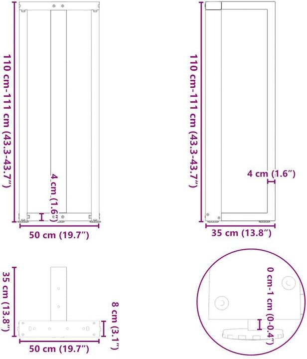 Actual product image VidaXL Osanna
