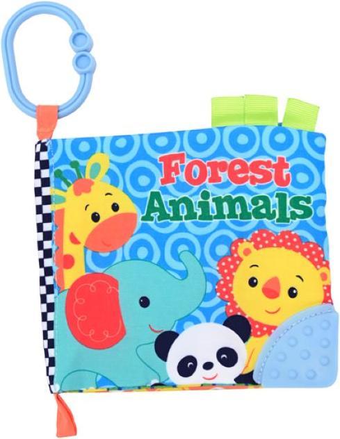 Actual product image Lorelli Fabric book animals teething ring