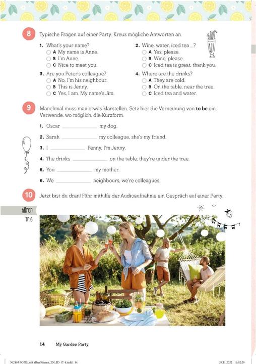 Produktbild Englisch mit allen Sinnen (Deutsch, Englisch, Karin, LeBescont, 2023)