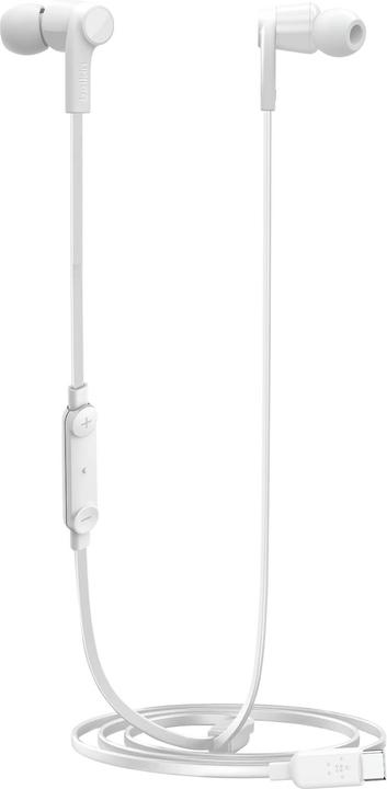 Actual product image Belkin Rockstar In-Ear Headphones USB-C Connector ws. (ANC, Cable)