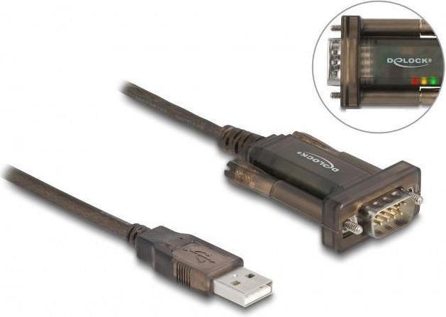 Immagine prodotto Delock Adattatore seriale 64073 USB-A - RS-232 (2 m)
