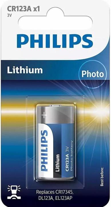 Philips Lithium (1 Stk., CR123A, 1500 mAh)