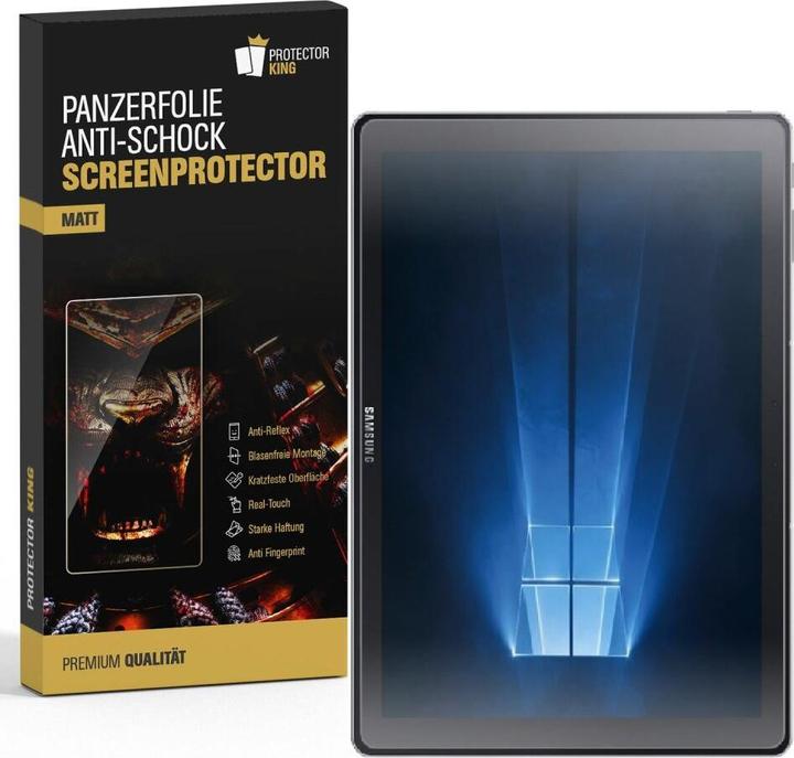 Actual product image Protectorking 4x Panzerfolie Anti-Shock matt entspiegelt (4 Piece, Galaxy Tab Pro S)