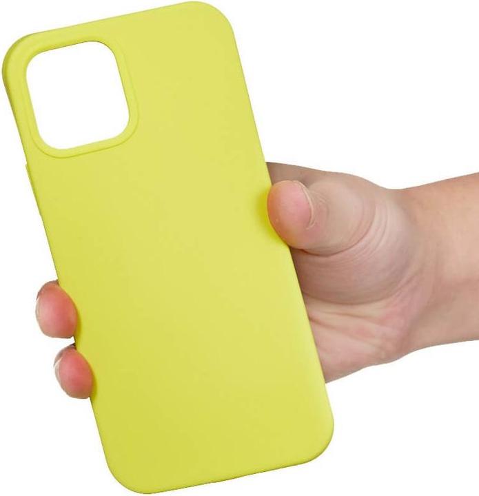Productafbeelding Cover-Discount iPhone 15 - Siliconenrubber hoesje geel (Apple iPhone 15)