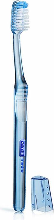 Actual product image Vitis Zahnbürste Mittel Blau (Medium, 1 x)