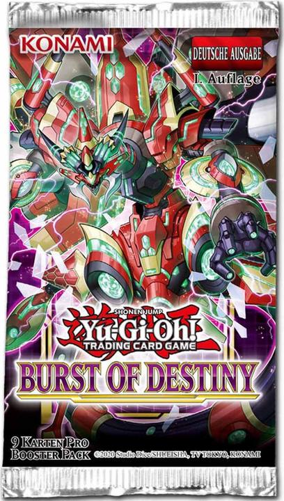 Image du produit Yu-Gi-Oh Booster Burst of Destiny -! - FR (Allemand, Pack de boosters)