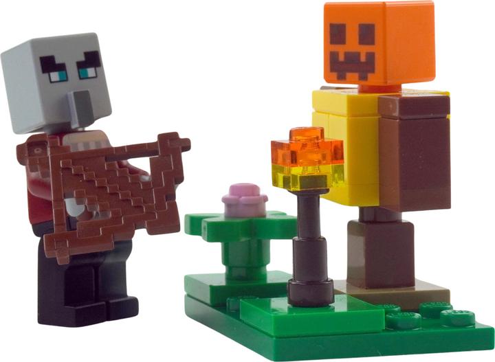 Actual product image LEGO Minecraft Pillager minifigure with training dummy - 662306 NEW! Quantity 1x (662306)
