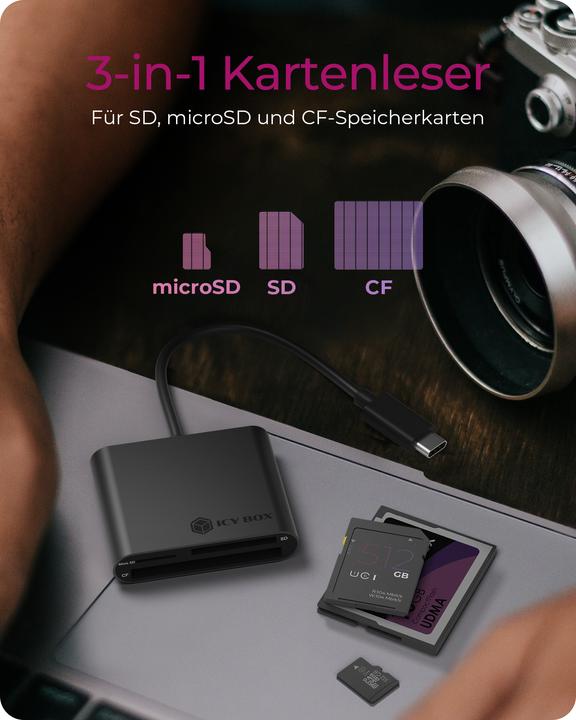 Produktbild Icy Box IB-CR301-C3 (USB-C)