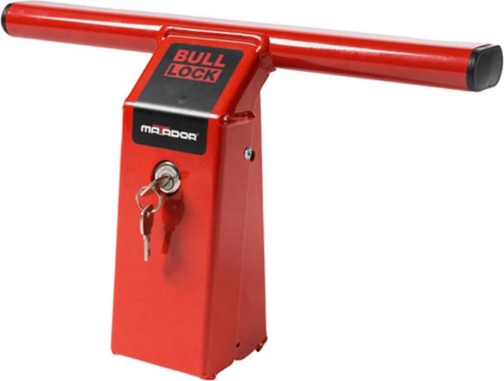 Actual product image Matador Load compartment lock Bull-Lock 2 Steel, powder-coated L410xW100xH260mm Weight 4.7 kg red