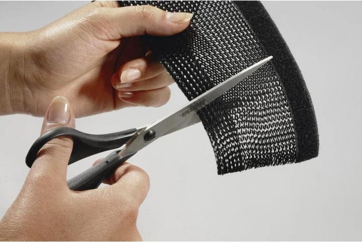 Image du produit Hama Tuyau de câble en tissu flexible, universel, 20 - 40 mm, 1,8 m, noir (Gaines pour câbles, 180 cm)