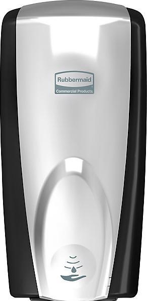 Produktbild Rubbermaid Seifen- und Desinfektionsspender AutoFoam, 1100 ml, schwarz/chromsilber o. weiss