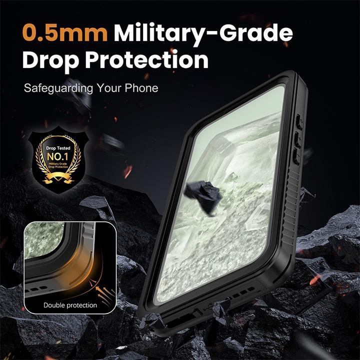 Produktbild Redpepper Google Pixel 8a - IP68 FS Series Wasserdichtes Outdoor Case, schwarz (Google Pixel 8a)