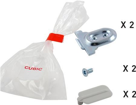 Produktbild Cubic Montagesatz für 1 Bügel, bestehend aus Bügel, Schrauben und Abdeckung für Bügelmontage